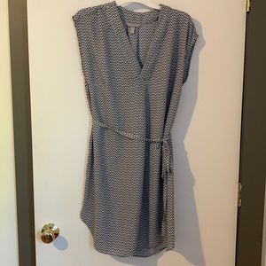 White and blue H&M dress. Casual/Business.